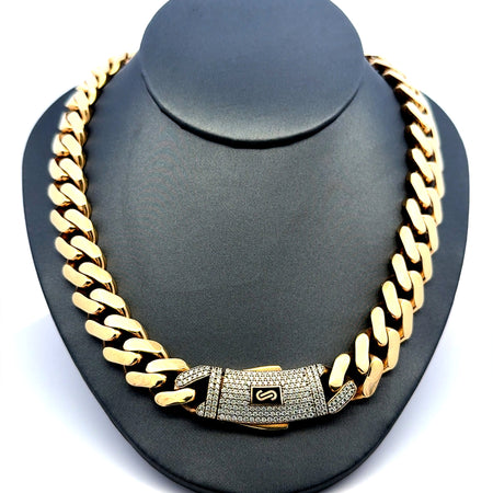 Chain Monaco 13mm 24" 10K