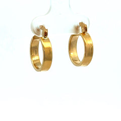 Earrings Fancy Hoops 14.5 3.5mm 10K