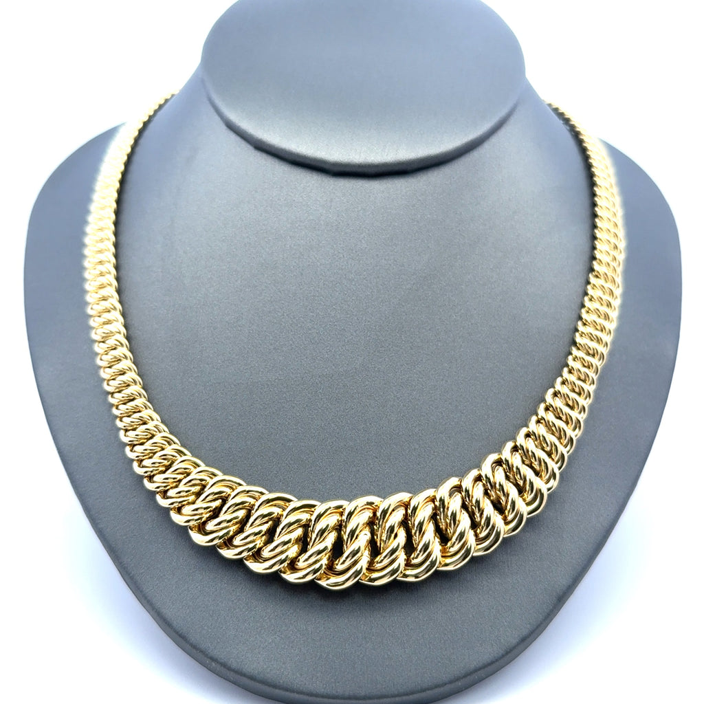 Necklaces Princess Cut 15mm 16" 10K