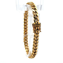 Bracelet Cuban Link 7mm 7.5" 14K