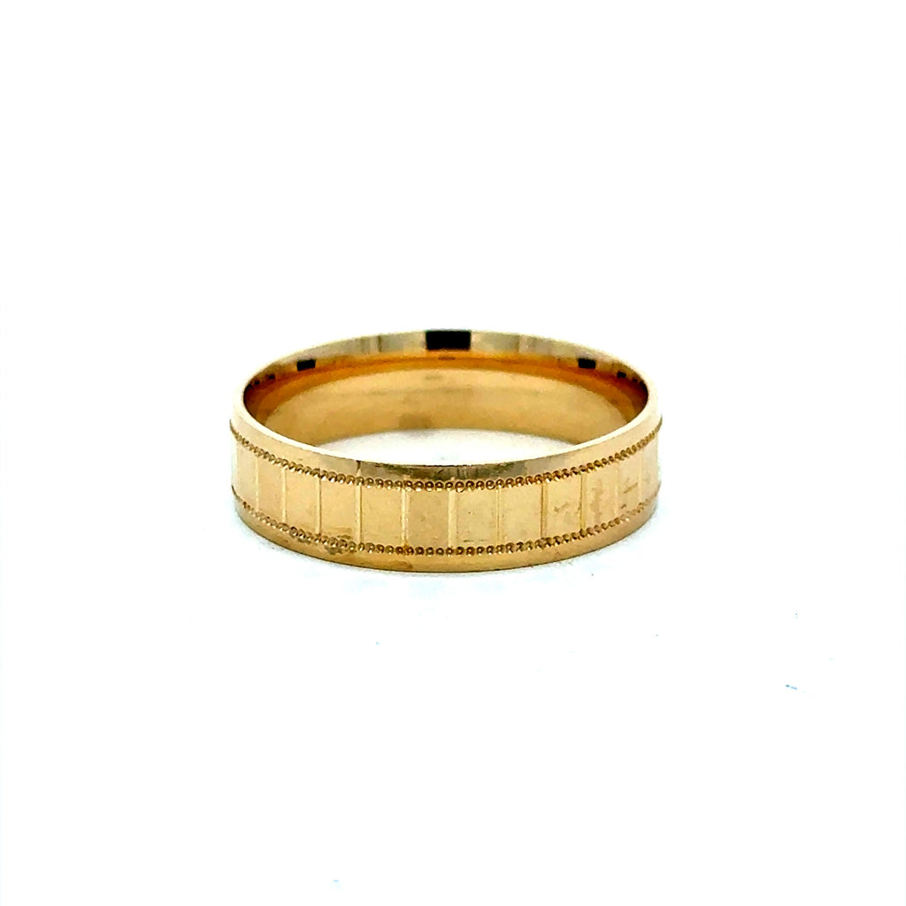 Ring Men’s Wedding Band 11.5 6mm 10K
