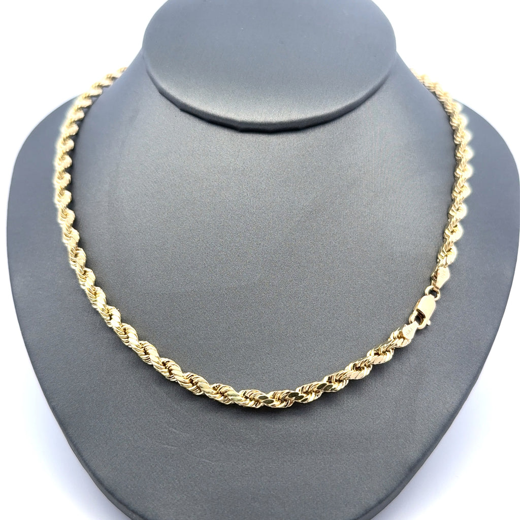 Chain Hollow Rope 4mm 24" 10K