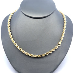 Chain Hollow Rope 4mm 24" 10K