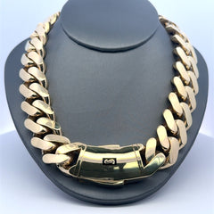 Chain Monaco 19.5mm 25.5" 10K