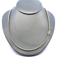 Chain Tennis without Stones White Gold 2mm 16" 10K