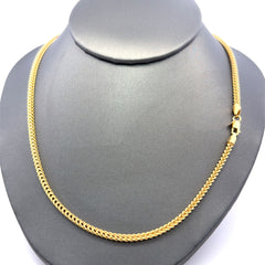 Chain Hollow Franco  2.5mm 22" 14K