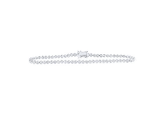 GND Diamond Tennis Bracelet 10kt Yellow Gold Womens Round Diamond Tennis Bracelet 7/8 Cttw