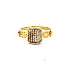 Golden Bull Basic 1.6 g Ring Chic Women 7 2mm 10K