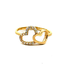 Golden Bull Basic 1.7 g Ring Chic Women 7.5 2mm 10K