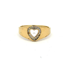 Golden Bull Basic 1.9 g Ring Chic Women 7 2.5mm 10K