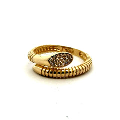 Golden Bull Basic 2.2 g Ring Chic Women 7.5 2.5mm 10K