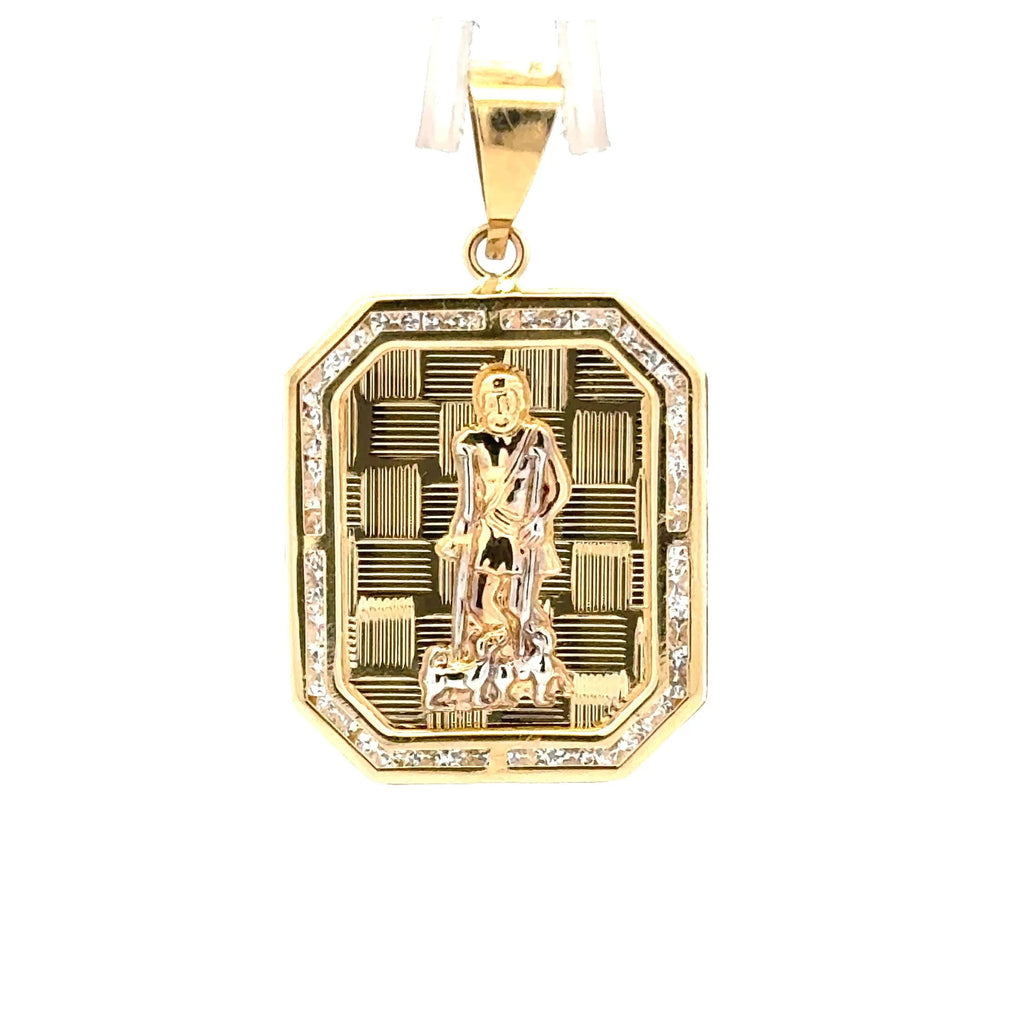 Golden Bull Basic 2.5 g Pendant ‘San Lázaro’ 37.5 10K