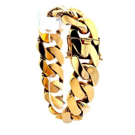 Bracelet Monaco 20mm 7.5" 14K