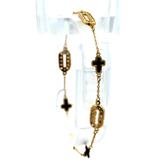 Golden Bull Basic Bracelet 'So Cute' 6mm 7" 10K