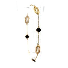 Golden Bull Basic Bracelet 'So Cute' 6mm 7.5" 10K