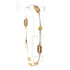 Golden Bull Basic Bracelet 'So Cute' 6mm 7.5" 10K
