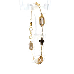 Golden Bull Basic Bracelet 'So Cute' 6mm 8" 10K