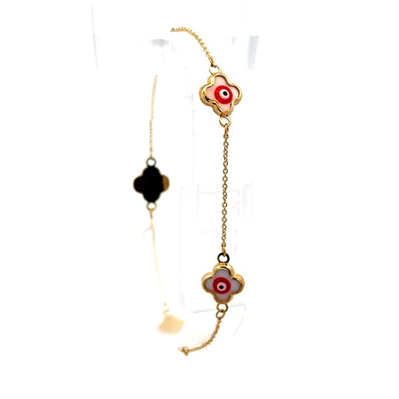 Bracelet 'So Cute' 8.5mm 7" 10K