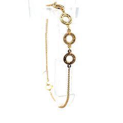 Golden Bull Basic Bracelet 'So Cute' 8mm 7.5" 10K