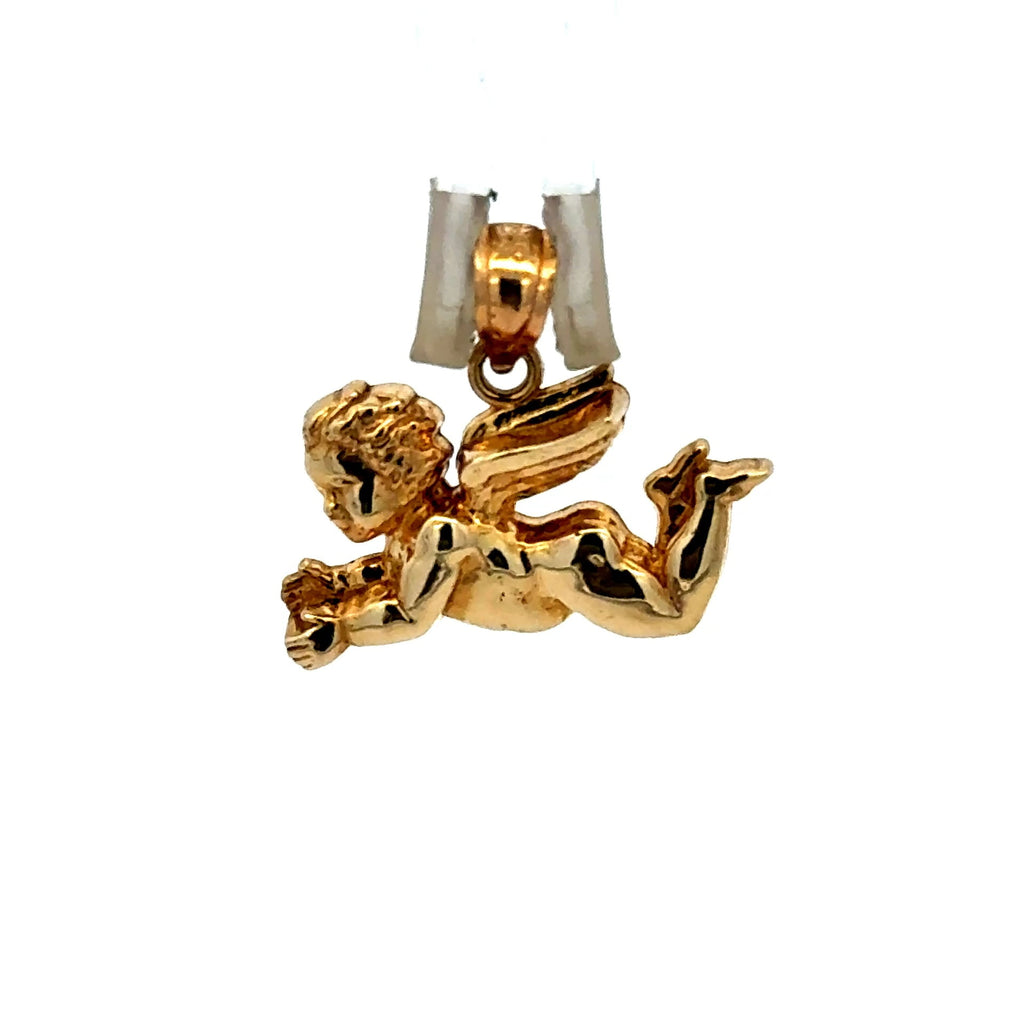 Golden Bull Basic CAL 1.3 g Pendant Little Angel 18.5 10K