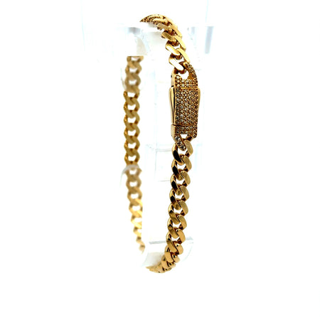 Bracelet Monaco 5mm 8" 10K
