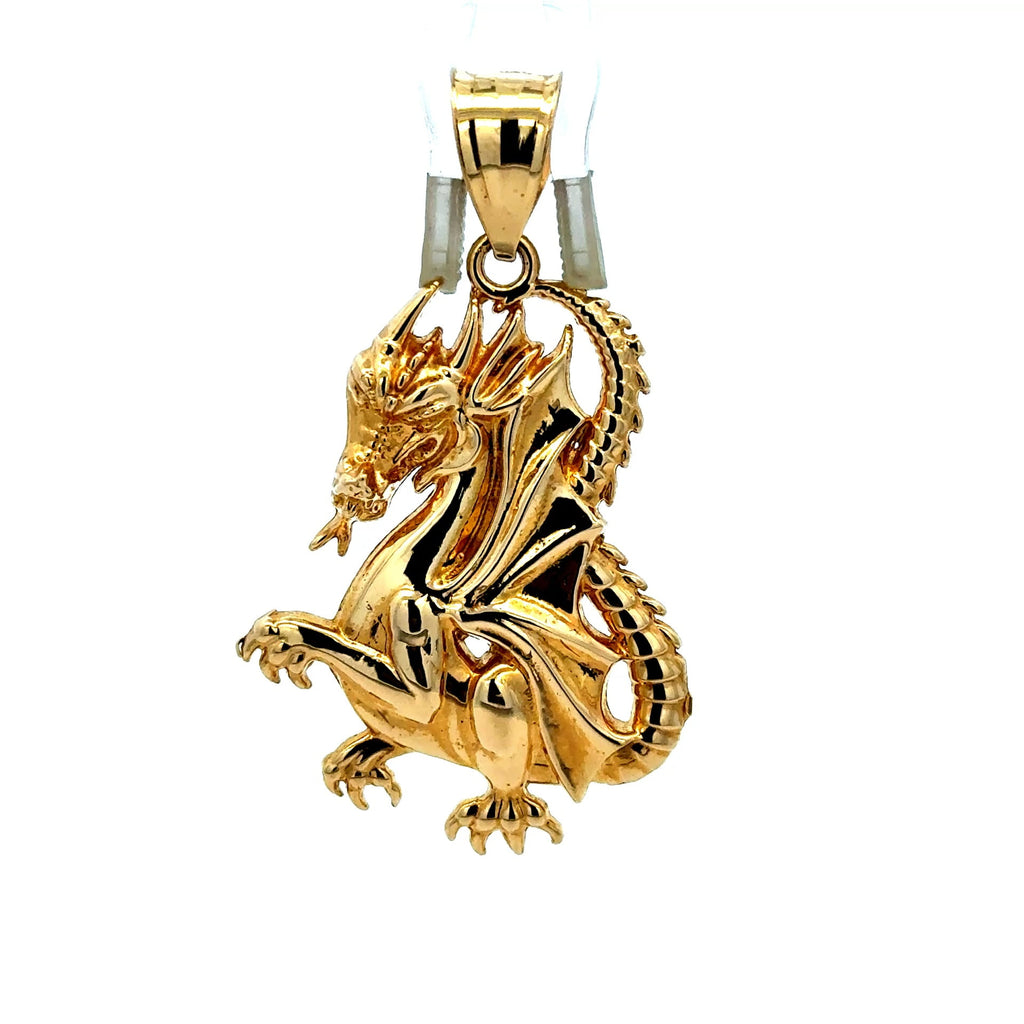 Golden Bull Basic CAL Pendant Dragon 47 14K