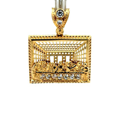 Golden Bull Basic CAL Pendant Last Supper 32 10K