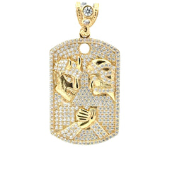 Golden Bull Basic CAL Pendant Pavé Regal Alliance 45.5 10K