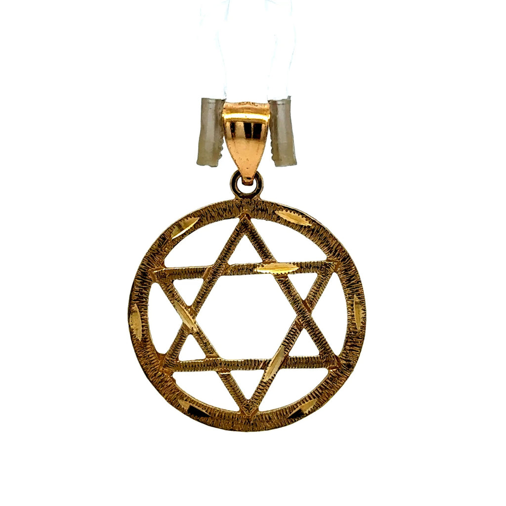 Golden Bull Basic CAL Pendant Star of David 34.5 10K