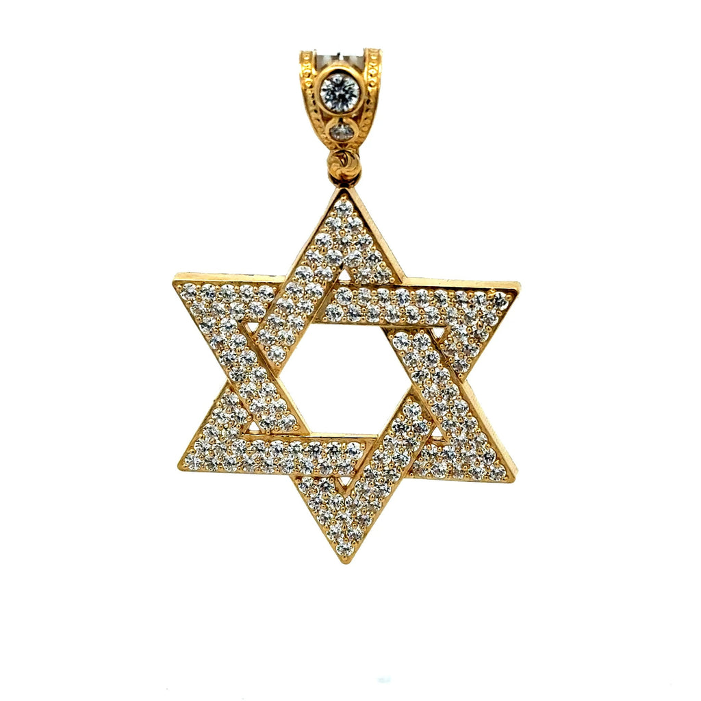 Golden Bull Basic CAL Pendant Star of David 54 10K