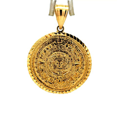 Golden Bull Basic CAL Pendant Sun Stone 41 14K