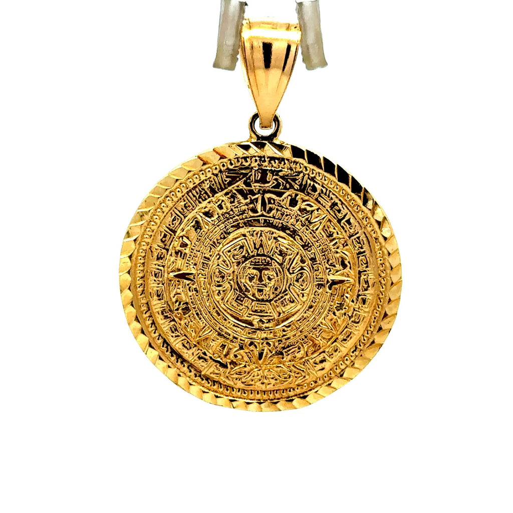 Golden Bull Basic CAL Pendant Sun Stone 41 14K