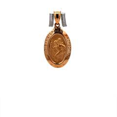 Golden Bull Basic Pendant Saint Christopher 31 14K