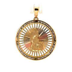 Golden Bull Basic Pendant ‘San Lázaro’ 25.5 10K