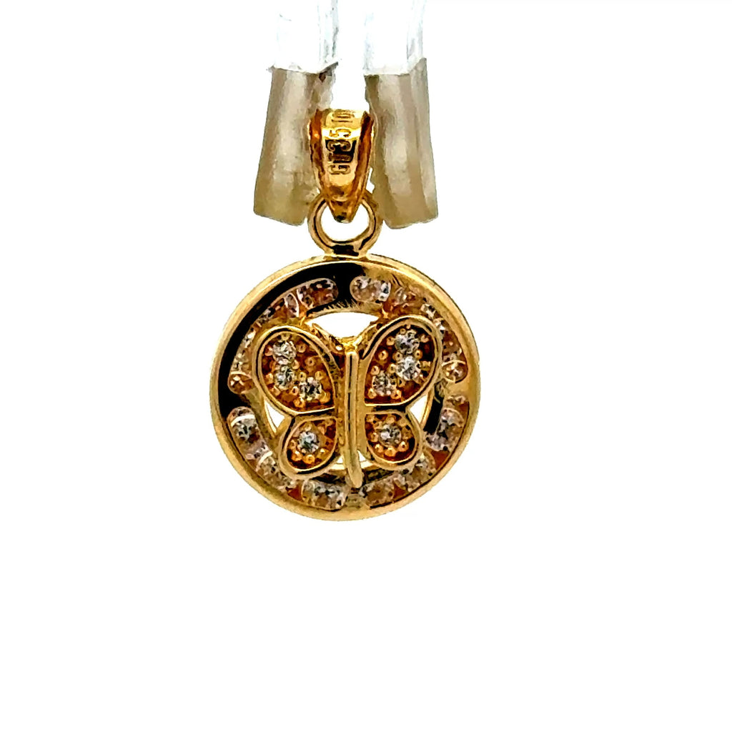 Golden Bull Basic Pendant 'So Cute' 18.5 10K