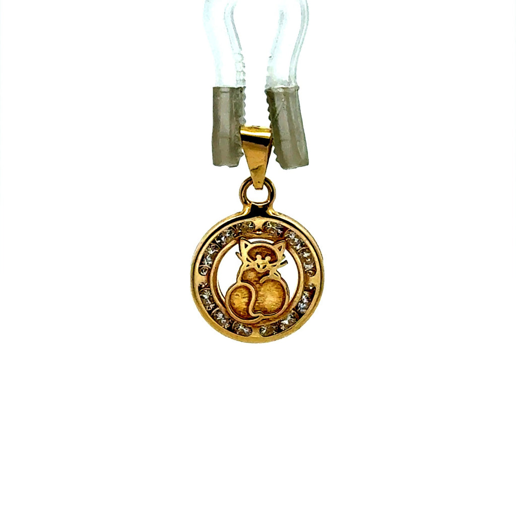 Golden Bull Basic Pendant 'So Cute' 18.5 10K