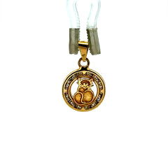 Golden Bull Basic Pendant 'So Cute' 18.5 10K