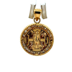 Golden Bull Basic Pendant 'So Cute' 23 10K