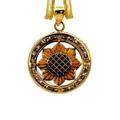 Golden Bull Basic Pendant 'So Cute' 27 10K