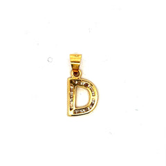 Golden Bull Basic Pendant ’So Cute’ Initial D 20.5 10K