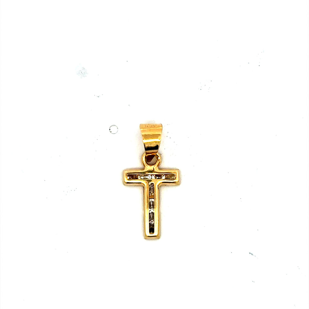 Golden Bull Basic Pendant ’So Cute’ Initial T 20.5 10K