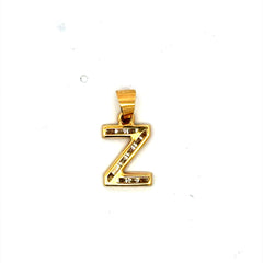 Golden Bull Basic Pendant ’So Cute’ Initial Z 20.5 10K