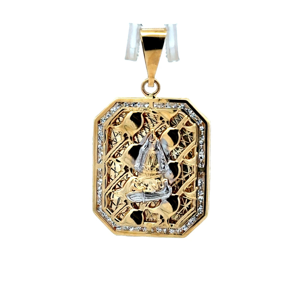 Golden Bull Basic Pendant ‘Virgen de la Caridad del Cobre’ 38.5 10K