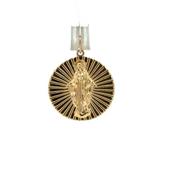 Golden Bull Basic Pendant Virgin Mary 24 10K