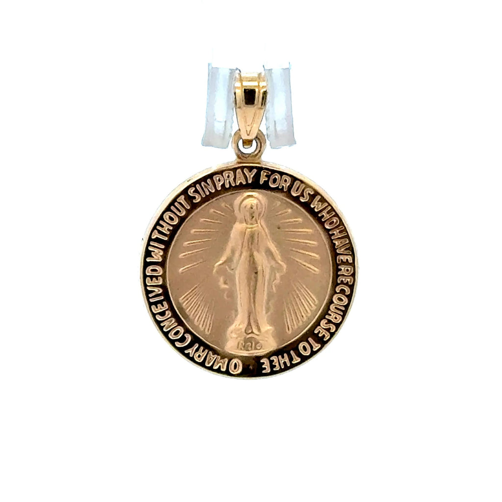 Golden Bull Basic Pendant Virgin Mary 26 10K