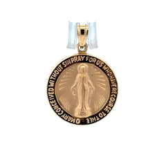 Golden Bull Basic Pendant Virgin Mary 26 10K