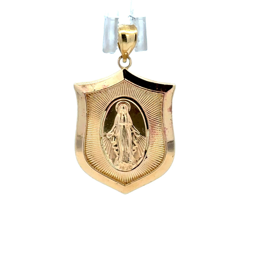 Golden Bull Basic Pendant Virgin Mary 33.5 10K