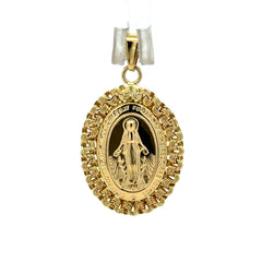 Golden Bull Basic Pendant Virgin Mary 33.5 10K
