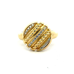 Golden Bull Basic Ring Chic Women 7 3mm 10K