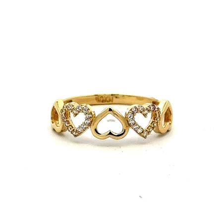 Ring Chic Women 7.5 2mm 10K